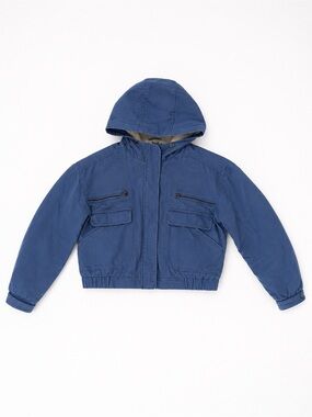 Women’s Pimkie Collection Hooded Blue denim Jacket with faux fur inside